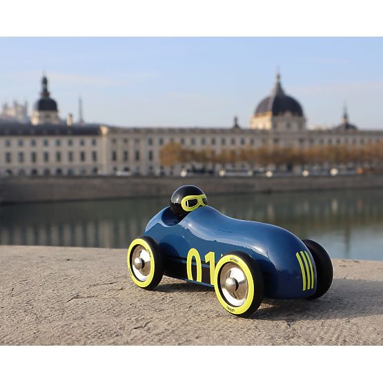 Vilac Drveni auto Old Sport Compet tamnoplavi