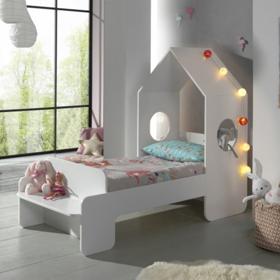 Dječji krevet u obliku kućice Casami - bijeli
