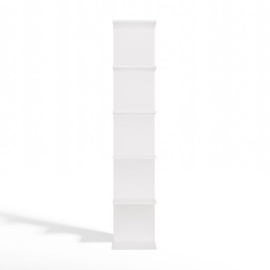 VISOKA BIJELA POLICA 6P 180 cm 6 Polica za Knjige i Dokumente za Ured i Dnevni Boravak