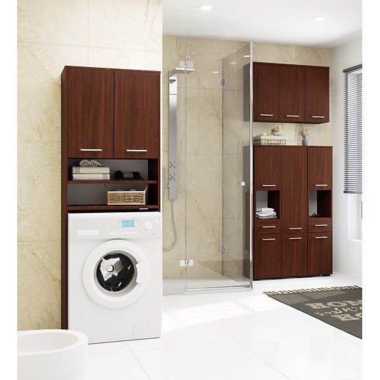 VISOKI KUPAONSKI ORMARIĆ FIN W30 1D WENGE