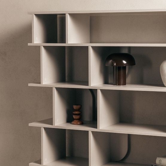 Visoki regal Rangali, kašmir, zaobljen