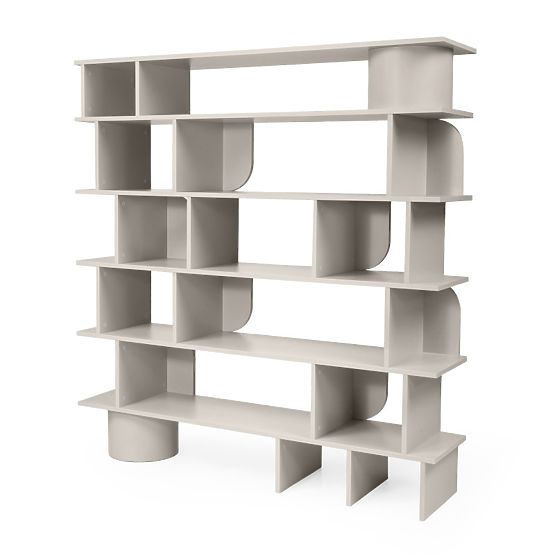 Visoki regal Rangali, kašmir, zaobljen