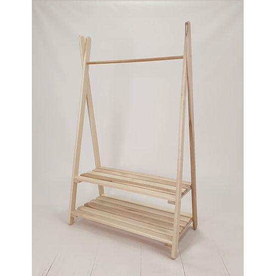 Vješalica za odjeću s dvije police