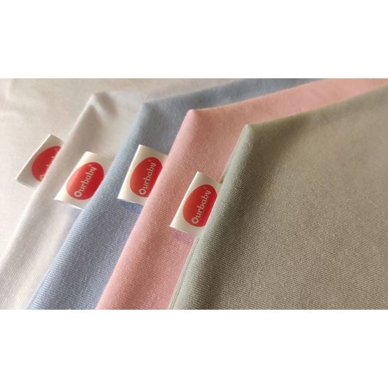 Vodootporna pamučna plahta - roza 140 x 70 cm