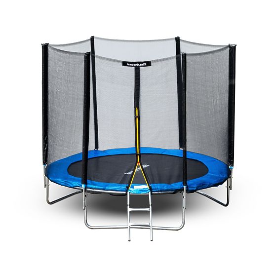 Vrtna trampolina s vanjskom mrežom promjera 8 ft 244-252 cm + ljestve