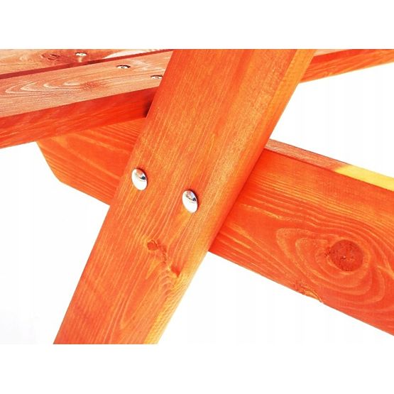 Vrtni drveni stol s klupama