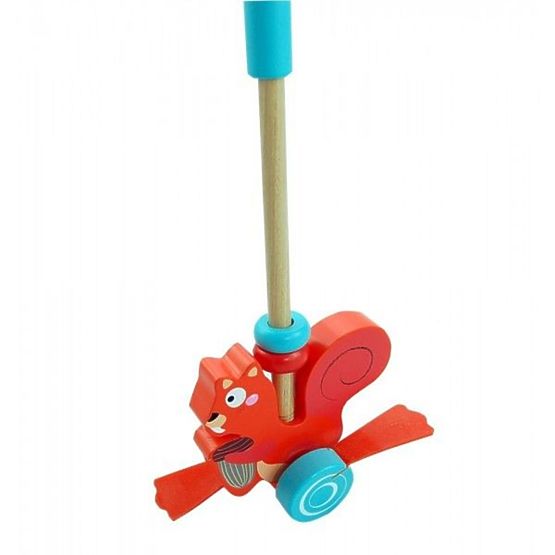 Vučenje životinje na štap - vjeverica