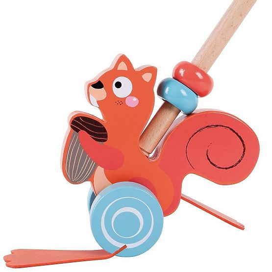 Vučenje životinje na štap - vjeverica