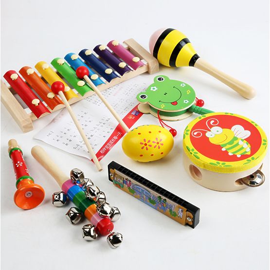 Xylophonic - Set od 7 drvenih glazbenih instrumenata