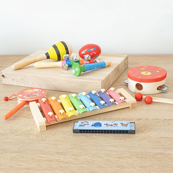 Xylophonic - Set od 7 drvenih glazbenih instrumenata