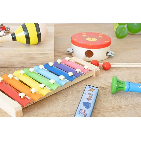 Xylophonic - Set od 7 drvenih glazbenih instrumenata