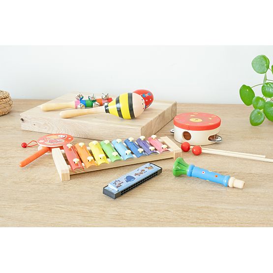 Xylophonic - Set od 7 drvenih glazbenih instrumenata