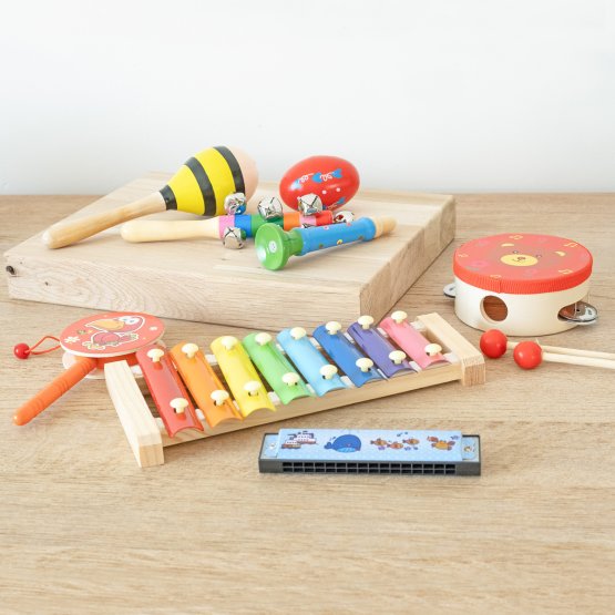 Xylophonic - Set od 7 drvenih glazbenih instrumenata