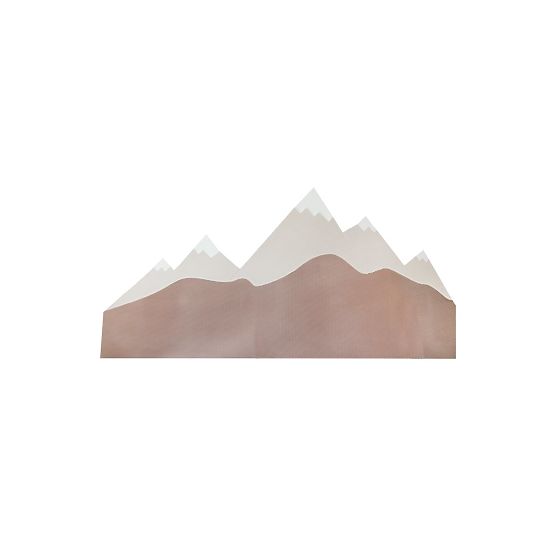 Pjena za zaštitu zida iza kreveta Mountains - bež