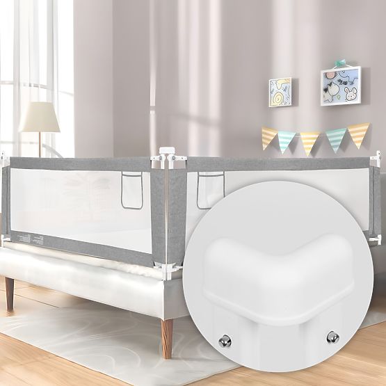 Zaštitna barijera za krevet 200 cm zaštita za djecu ECOTOYS