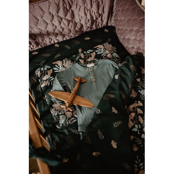 Mantinel za krevetić Secret Garden - ljubičasta