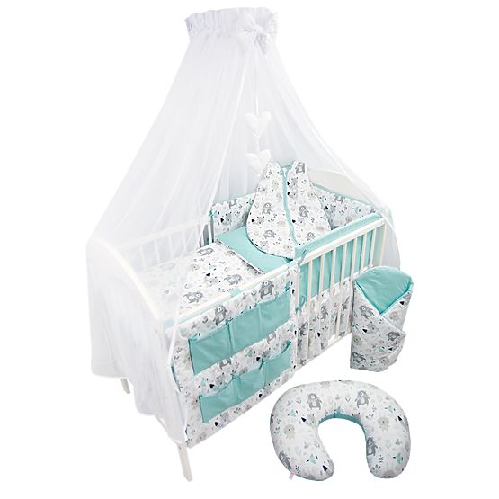 Zaštitni mantinel 180 za krevetić Kućne ljubimce - menta