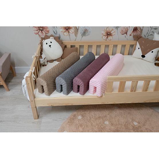 Zaštitnik za krevet Ourbaby - staroružičasta