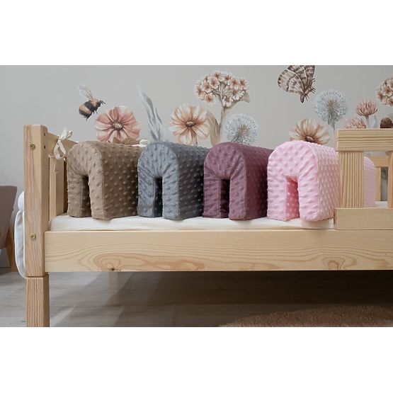 Zaštitnik za krevet Ourbaby - staroružičasta