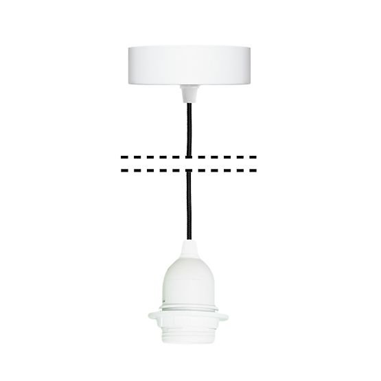 Závěsný kabel s objímkou 100 cm