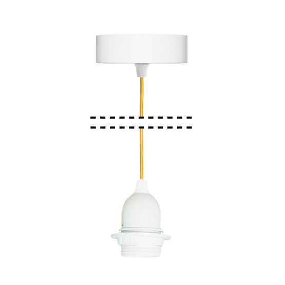 Závěsný kabel s objímkou 55 cm