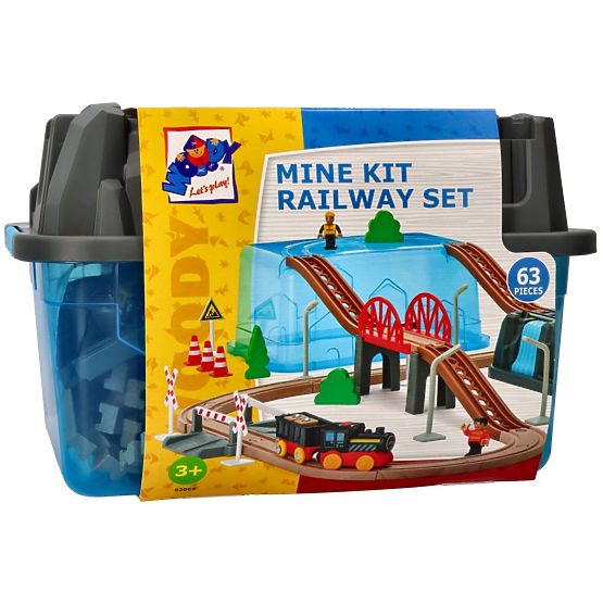 Željeznički set Rudnik 63 dijelova