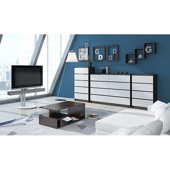 ZIDNA POLICA K 25x25cm SET 3 kom WENGE