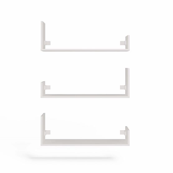 Zidne Police KOBI Za Dnevni Boravak BIJELA