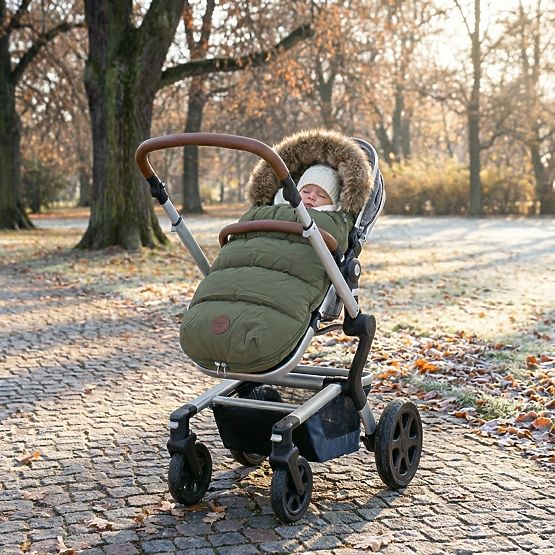 Zimska torba za kolica Mouse - kaki