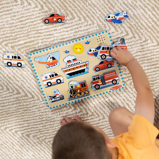 Zvučna slagalica - Vozila - glazbeni puzzle