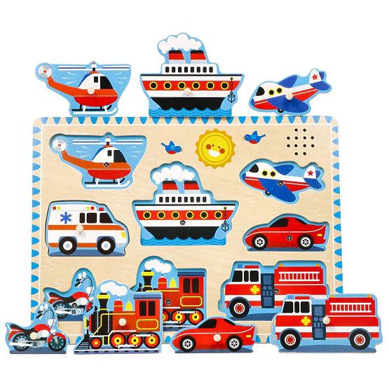 Zvučna slagalica - Vozila - glazbeni puzzle