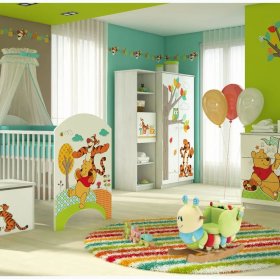Disney dječja komoda - Winnie the Pooh i tigar - dekor norveški bor, BabyBoo, Winnie the Pooh