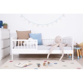 Dječji krevetić Junior bijeli 140x70 cm, Ourbaby