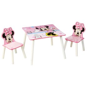 Dječji stol sa stolicama Minnie Mouse