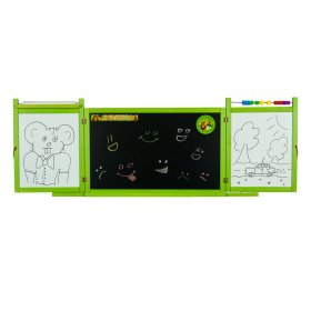Dječja ploča od magneta / krede na zidu - zelena, 3Toys.com