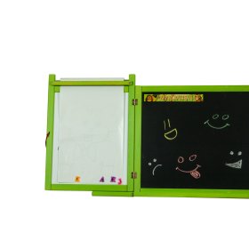 Dječja ploča od magneta / krede na zidu - zelena, 3Toys.com