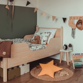 Dječji drveni krevet VINTAGE - prirodan, ScandiRoom