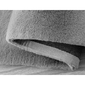 Zečja svilena tepih - svijetlo siva