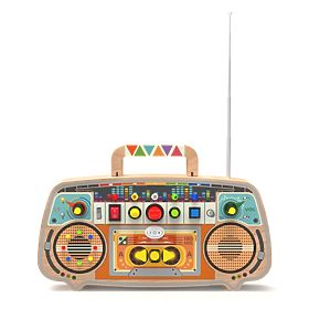 2Kids Toys Drvena FM radio ploča za aktivnosti, 2Kids Toys