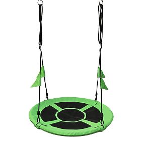 2Kids Toys Ljuljačka Roda gnijezdo s zastavicama zelena