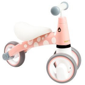 Mini izbacivač - ružičasti s bijelim točkicama, EcoToys
