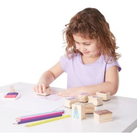 Melissa & Doug - Set drvenih maraka Princess