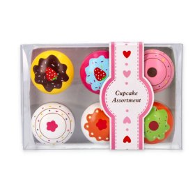 Komplet drvenih muffina