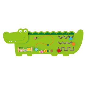 Edukativna igračka na zidu - Krokodil