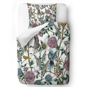 Cvijeće za posteljinu King Butter - pokrivač: jastuk 135 x 200 cm: 60 x 50 cm