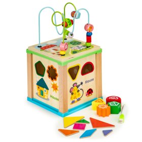 Višenamjenska edukativna igračka s labirintom i stolom