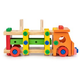 Drveni konstrukcijski set s alatima, EcoToys