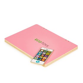 Drvena magnetna bilježnica roze, EcoToys