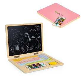 Drvena magnetna bilježnica roze, EcoToys