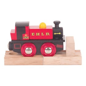 Bigjigs Rail Drvena replika lokomotive EHLR Jack, Bigjigs Rail